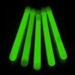 6" SLIM Green Premium Glow Sticks (pack of 50)