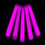 6" SLIM Pink Premium Glow Sticks (pack of 50)
