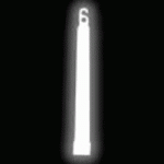 6" White Premium Glow Sticks (pack of 25)