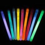 6" SLIM Mixed Premium Glow Sticks (pack of 50)