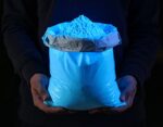 UV Powder for splash paint BLUE - Image 2