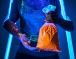 UV Powder for splash paint ORANGE - Image 2