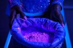 UV Powder for splash paint PURPLE - Image 3