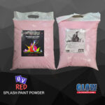 UV Powder for splash paint RED